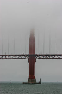 View of golden gate bridge in city