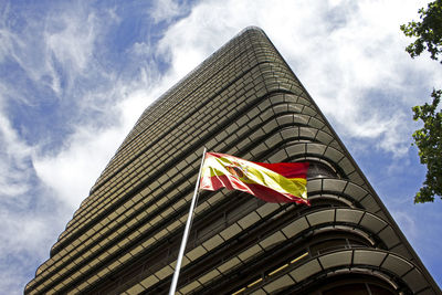 Low angle view of building against sky