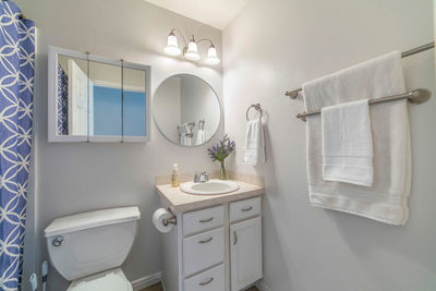 View of bathroom at home