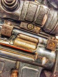 Close-up of metal structure