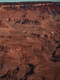 Aerial view of desert