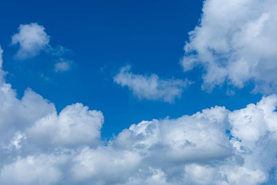 Low angle view of clouds in sky