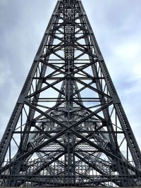 Low angle view of bridge against sky