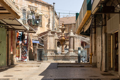 Street amidst buildings in city