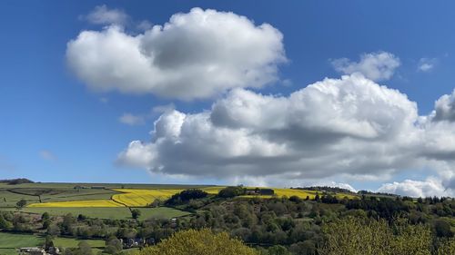 Panoramic view of landscape against sky