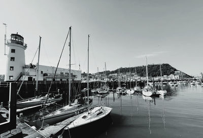 Fishing boats in harbor