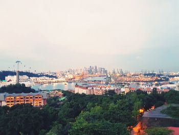 View of cityscape against sky