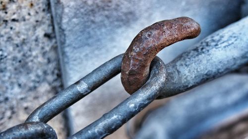 Close-up of rusty metal