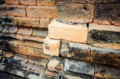 Full frame shot of stone wall