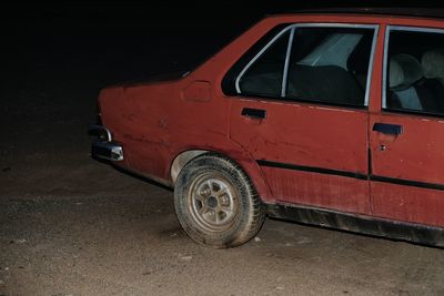 View of car on road