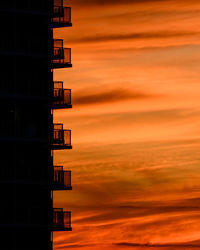 Scenic view of sunset