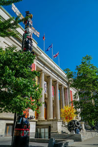 Exterior of built structure against clear sky