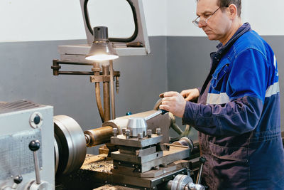 Man working in workshop