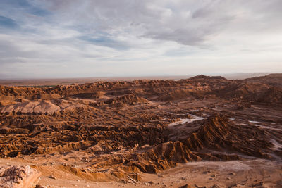 Aerial view of landscape against sky