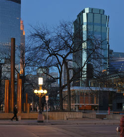 City street against sky