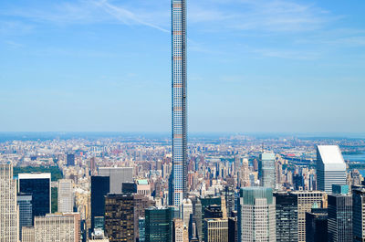 Aerial view of city