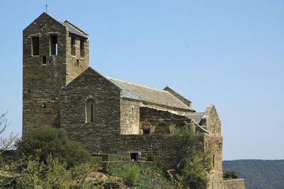 Low angle view of old building