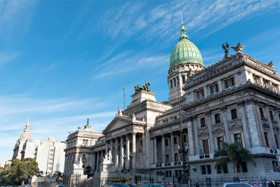 Low angle view of a government building