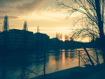 River with buildings in background