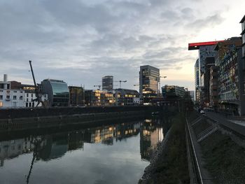 Panoramic view of train against sky