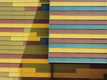 Full frame shot of multi colored wall