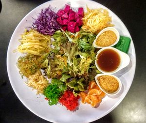 Close-up of food in plate