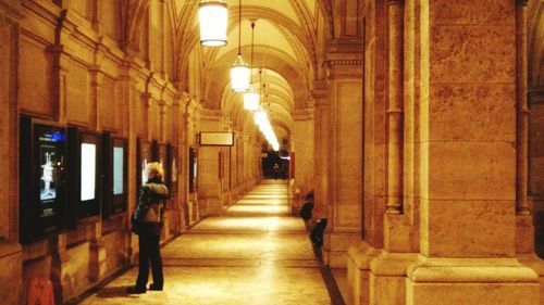 Corridor of building