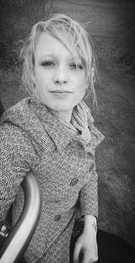 Portrait of young woman