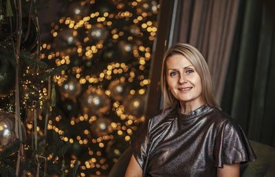 Portrait of young woman