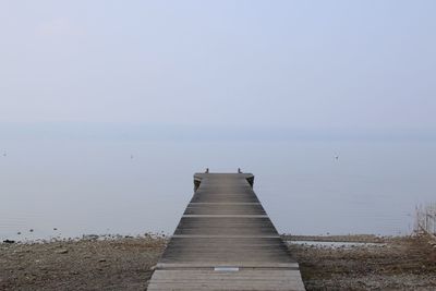 Pier in sea