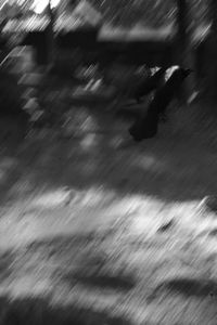 Blurred motion of blurred car