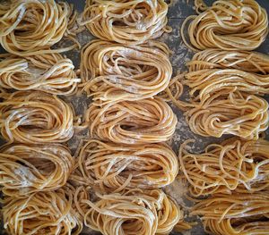 Full frame shot of pasta