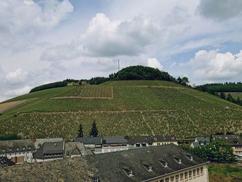 Panoramic view of landscape against sky