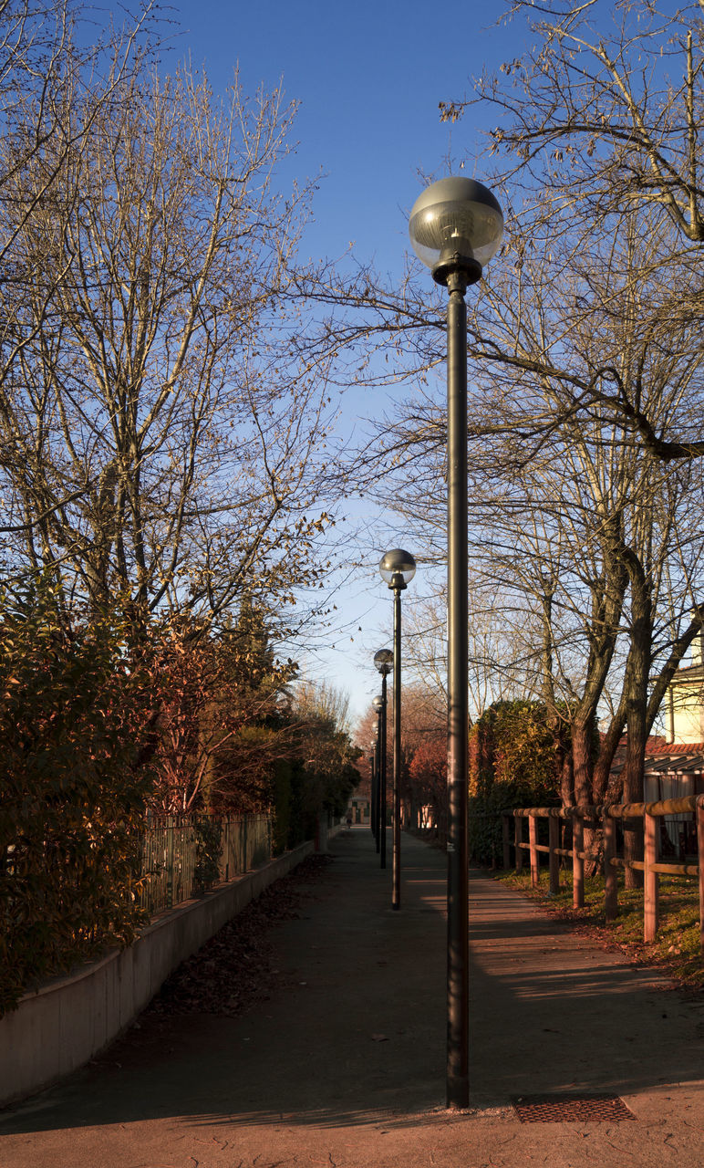 STREET LIGHT AGAINST SKY