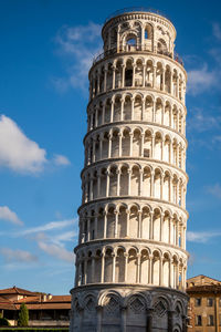 Low angle view of historical building against sky