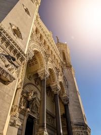 Low angle view of historical building against sky