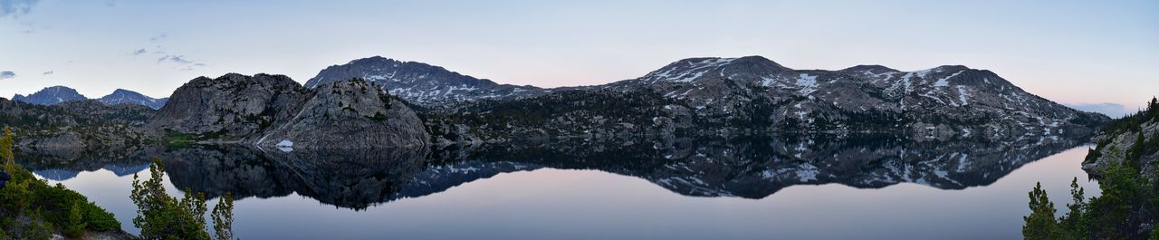 Seneca lake in the wind river range, rocky mountains, wyoming titcomb basin elkhart park trailhead 