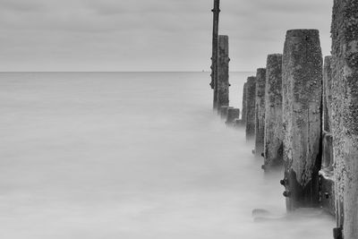 Panoramic view of sea against sky