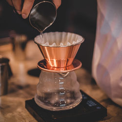 Close-up of drink on table