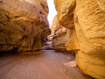 Rock formations at seaside