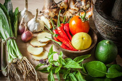 Close-up of vegetables