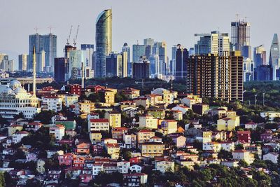 Aerial view of a city