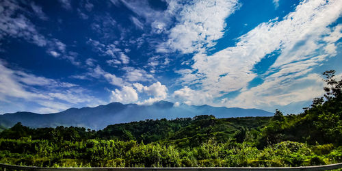 Scenic view of landscape against sky