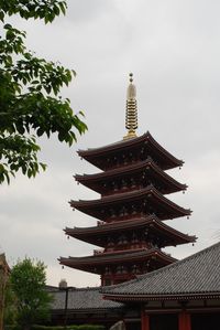 Low angle view of built structure against the sky