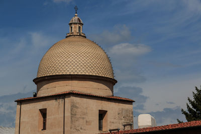 Low angle view of building against sky