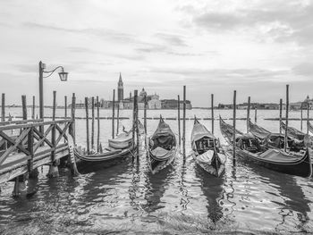 Boats in sea