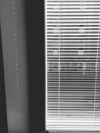 Close-up of window blinds