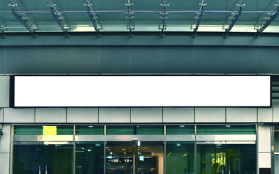 Low angle view of illuminated building at night