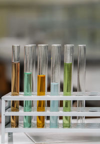 Close-up of glass on table