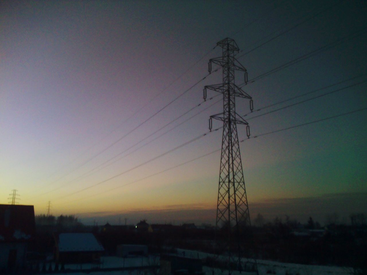 power line, electricity pylon, electricity, power supply, cable, sunset, connection, fuel and power generation, silhouette, technology, sky, power cable, built structure, building exterior, dusk, low angle view, no people, nature, outdoors, architecture